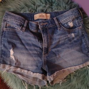 Hollister jean shorts